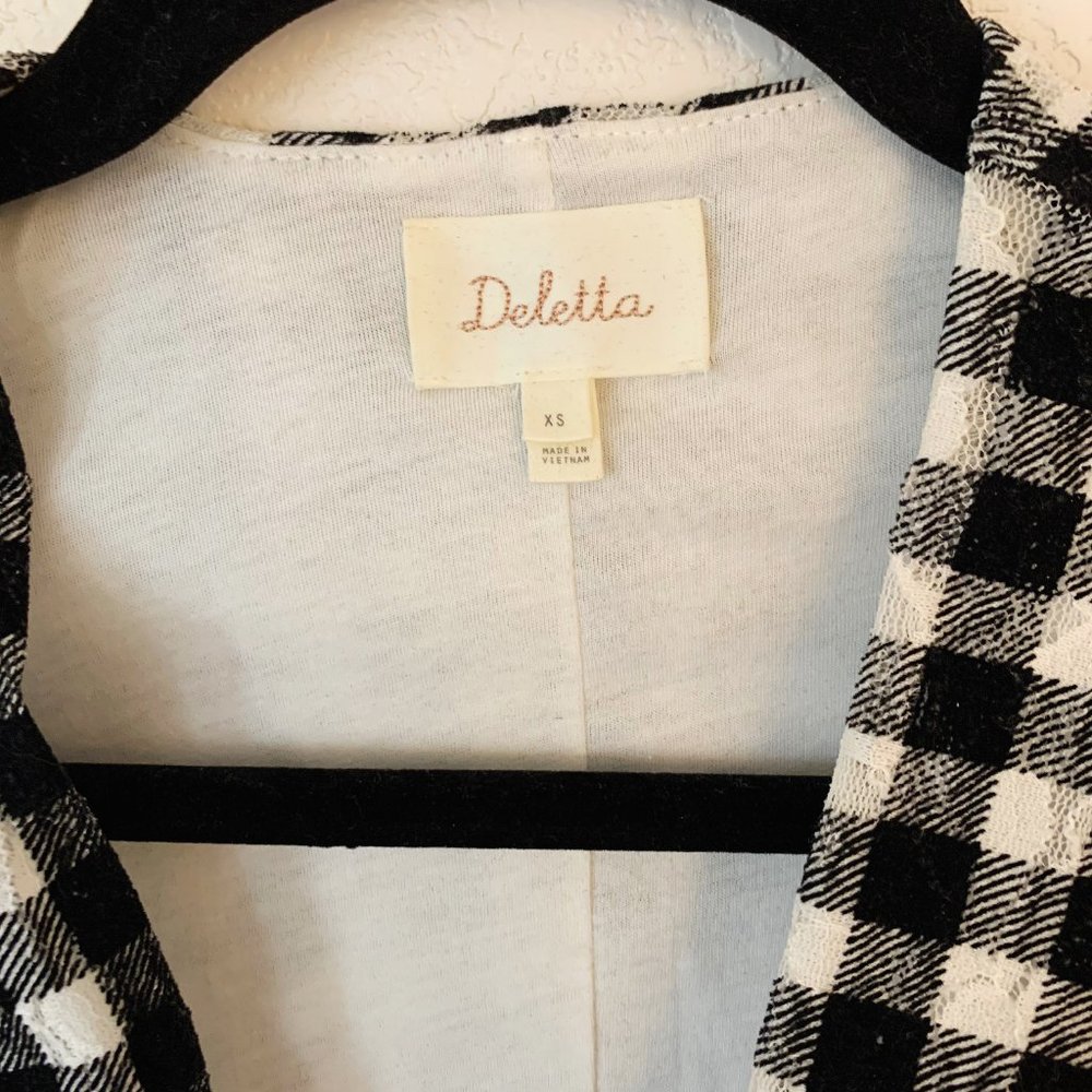 Anthropologie Deletta Gingham Sleeveless Top - Picture 3 of 3
